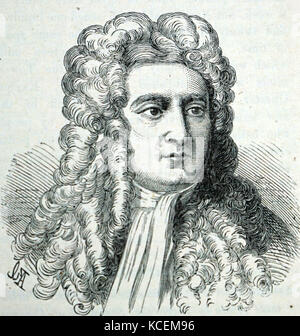 Sir Isaac Newton Nenglish Physiker Und Mathematiker