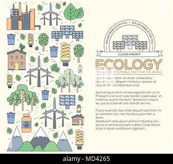 Infografik Vorlage F R Alternative Energien Symbole In Verschiedenen