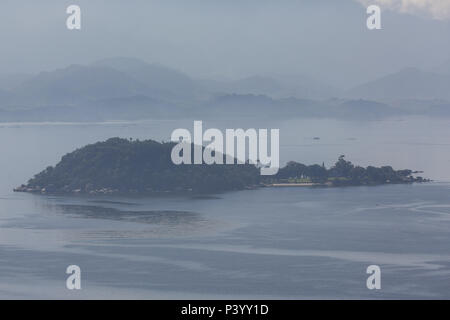 Vista A Rea Da Ilha Do Arquip Lago Brocoi Da Ilha De Paquet Rio De