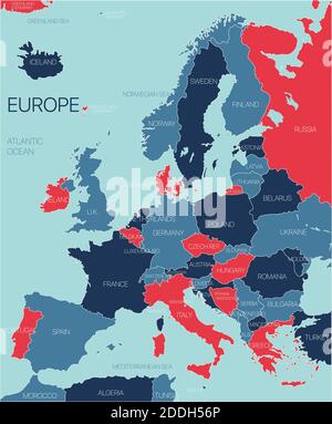 Suiza Pa S Mapa Detallado Editable Con Regiones Ciudades Y Pueblos