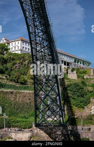 Puente Maria Pia Ponte Dona Maria Pia sobre el río Duero en Porto