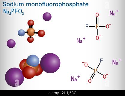 Monofluorofosfato S Dico Mfp Mol Cula Na Po F Es Fosfato Inorg Nico
