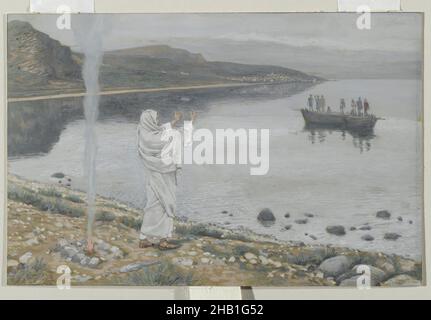 Cristo aparece en la orilla del lago Tiberias Aparición de Cristo en