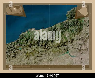 Jijel Provincia De Argelia Mapa Satelital De Baja Resoluci N