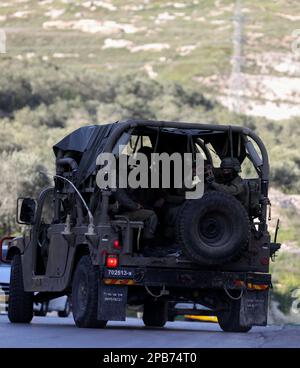 Nablus Palestina 12th De Marzo De 2023 Los Palestinos Inspeccionan