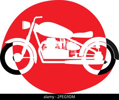 Icono De Moto Vintage Vektor Dise O De Ilustraci N Imagen Vector De