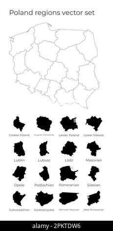 Colecci N De Mapas De Polonia Fronteras De Polonia Para Su Infograf A