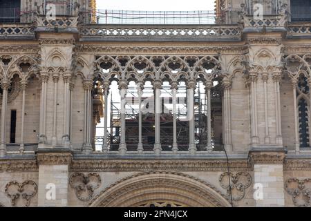 Westfassade está situado en la Catedral de Notre Dame de París en el