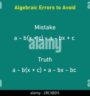 Problemas Y Soluciones De Errores Matem Ticos Errores De Lgebra A