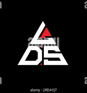 Dise O De Logotipo De Letra Triangular Lds Con Forma De Tri Ngulo Lds