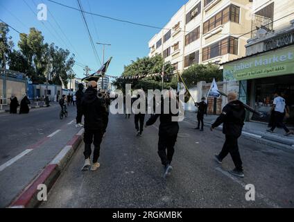 De Agosto De Rafah Franja De Gaza Palestina De Agosto De