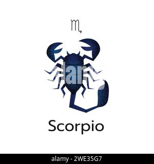 Signo Del Zodiaco De Escorpio Icono Aislado S Mbolo Del Hor Scopo