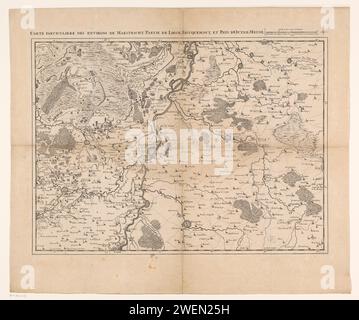 Mapa De Brabante Parte Superior Derecha Cornelis Van Baarsel 1794