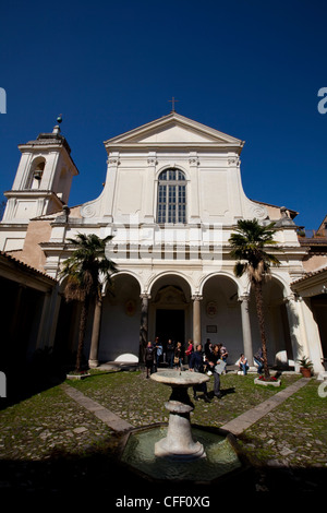 Italia Roma Bas Lica De San Clemente Interior De La Segunda Bas Lica