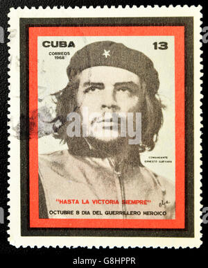 CUBA circa 1968 Sello impreso en Cuba al salón conmemorativo de mayo