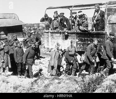 Wwi Prisioneros Alemanes Capturados Por Las Fuerzas Estadounidenses En