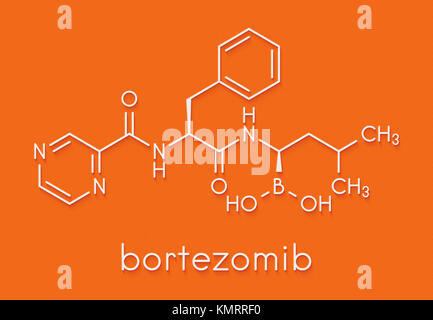 Mol Cula De Medicamento Para El C Ncer De Bortezomib Inhibidor Del