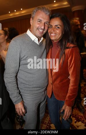 Laurence Roustandjee Et Son Compagnon Philippe Vignola Lors De La