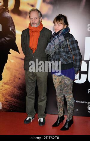 Hippolyte Girardot et Larsen Kristina assistent à la première de mea