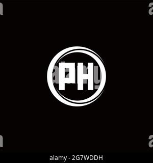 Le Ph Initial Mod Le Logo Avec Ch Ssis Moderne Lettre Ph Minimaliste