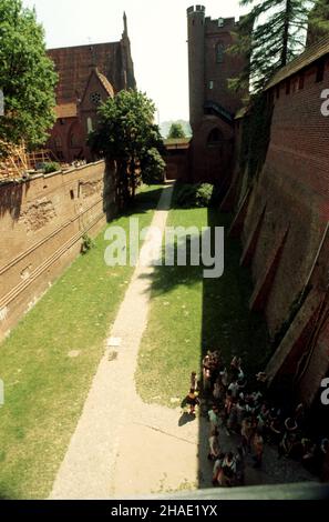 Malbork 08 07 1995 Zambik krzyacki W Malborku Trzyczêœciowa twiserdza