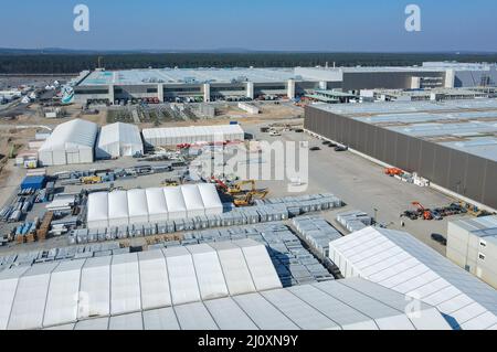 Mars Brandebourg Gr Nheide La Coquille Pour La Future Usine