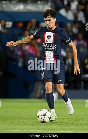 Vitinha Du PSG Lors Du Match De Football UEFA Champions League Groupe