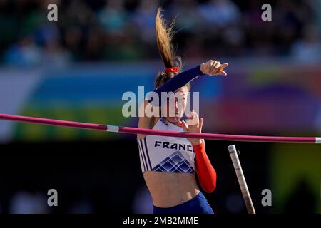 Margot Chevrier De France Pole Vault F Minin Lors Des Championnats D