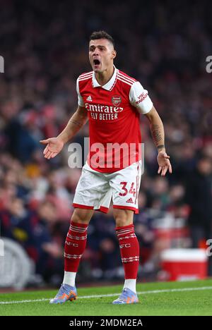 Granit Xhaka D Arsenal Tottenham Hotspur V Arsenal Premier League