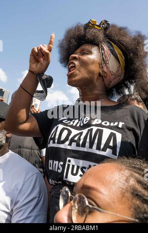 L Activiste Fran Aise Et Leader Du Comit V Rit Et Justice Pour Adama