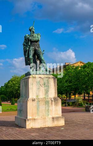 France Moselle Metz statue du maréchal Ney fidèle à l empereur