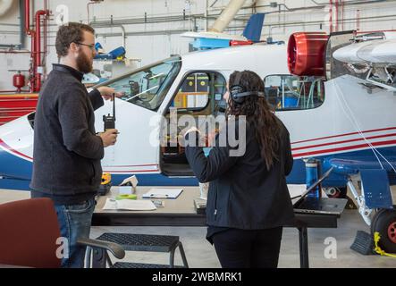 Léquipe dexploitation du X 57 au Armstrong Flight Research Center de