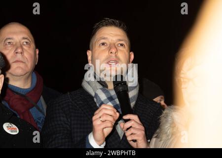 Patryk Jaki S Adresse La Foule Lors D Une Manifestation Anti