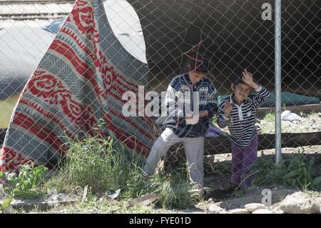 Des enfants syriens réfugiés ont vu jouer Selon les chiffres du Haut