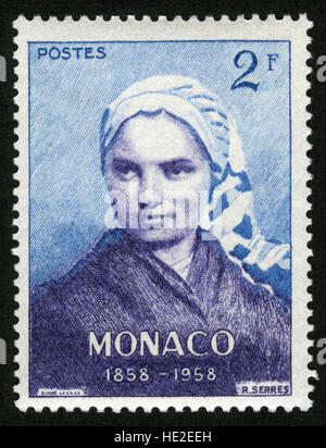 Timbres De Monaco Avec Portrait De Grace Kelly Et Le Prince Rainier