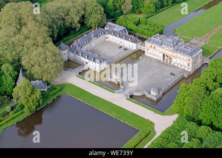 France Essonne le Val Saint Germain le château du Marais vue