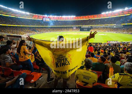 Ahmedabad Gujarat India 29 Maggio 2023 I Chennai Super Kings Sono