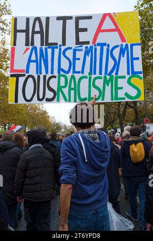 Les Francais Unis Contre L Antis Mitisme Ont D Fil Dans Paris Sauf