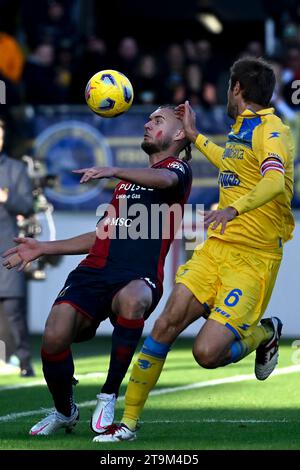 Simone Romagnoli Del Calcio Frosinone Durante La Partita Di Calcio Di