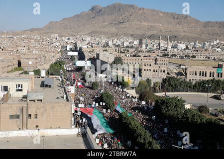 Sanaa Sanaa Yemen Dicembre Il Manifestante Partecipa A Una