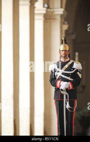 Membro Del Reggimento Corazzieri Cuirassiers Reggimento Parte Di