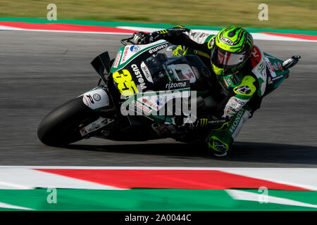Misano Adriatico, Italy. 15th Sep, 2019. Cal Crutchlow committed to driving his Honda on the circuit of the Marco Simoncelli circuit of Misano Adriatico (Photo by Luca Marenda/Pacific Press) Credit: Pacific Press Agency/Alamy Live News Stock Photo