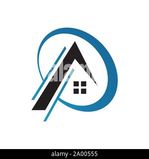 Real Estate logo vector design for property business and mortgage corporate Stock Vector