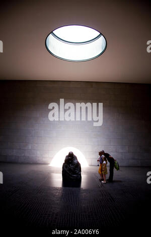 The Neue Wache (New Guardhouse) with the sculpture 'Mother with her dead son' serves as the central memorial to the Federal Republic of Germany to the Stock Photo