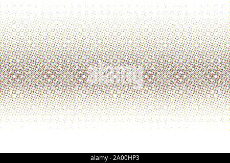 Abstract vector halftone glitched background Stock Vector