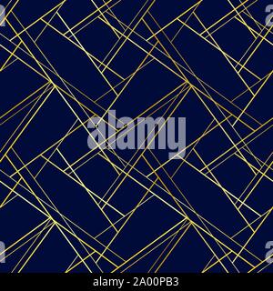 Male dark blue seamless pattern with cross lines Stock Vector