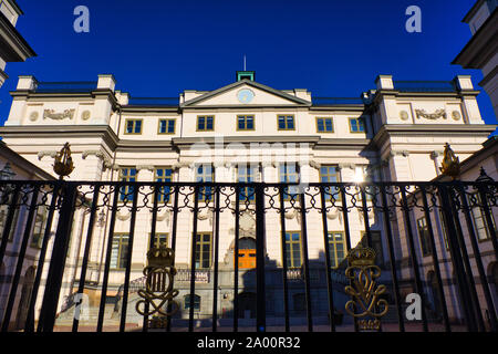 South facade of Bonde Palace (Bondeska Palatset) the Swedish Supreme Court, Gamla Stan, Stockholm, Sweden Stock Photo