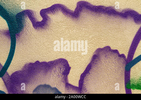 Painted abstract background. Colorful cement wall texture. Stock Photo