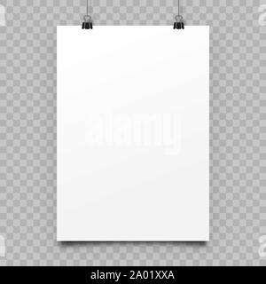 White Sheet of Paper Stock Vector