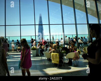 Sky Garden Interior London's highest garden Stock Photo